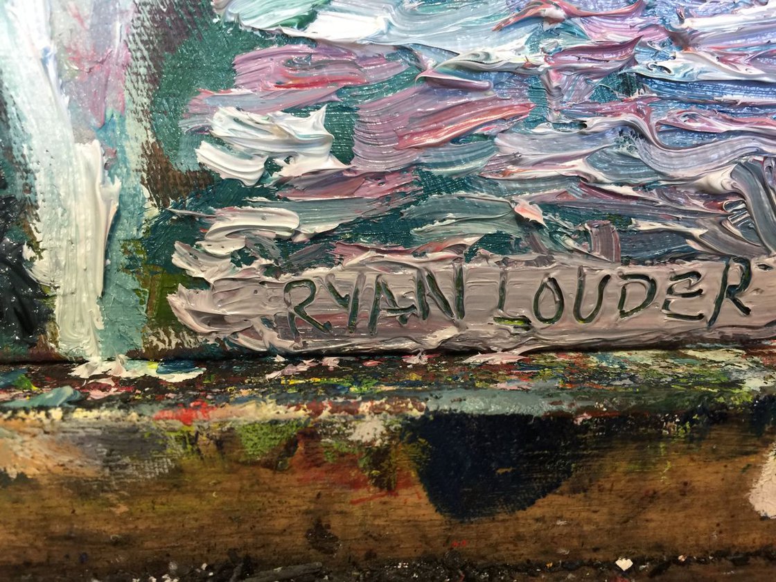 Two Giraffes by Ryan Louder - Sold