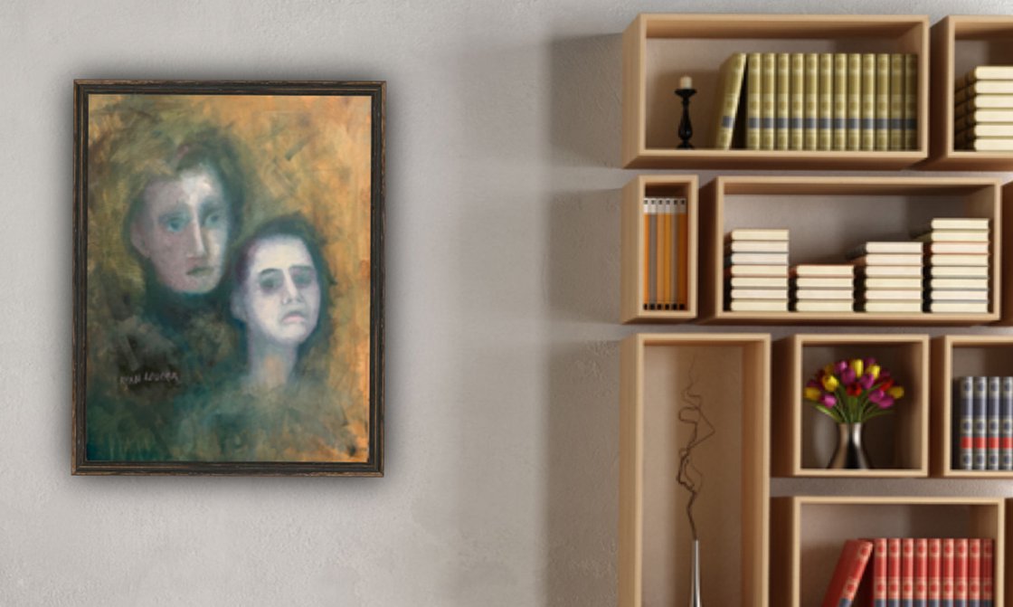 A painting titled 'Romeo and Juliet o by Ryan Louder' by Ryan Louder