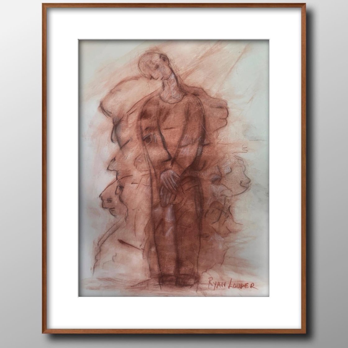Dancing - figure drawing by Ryan Louder