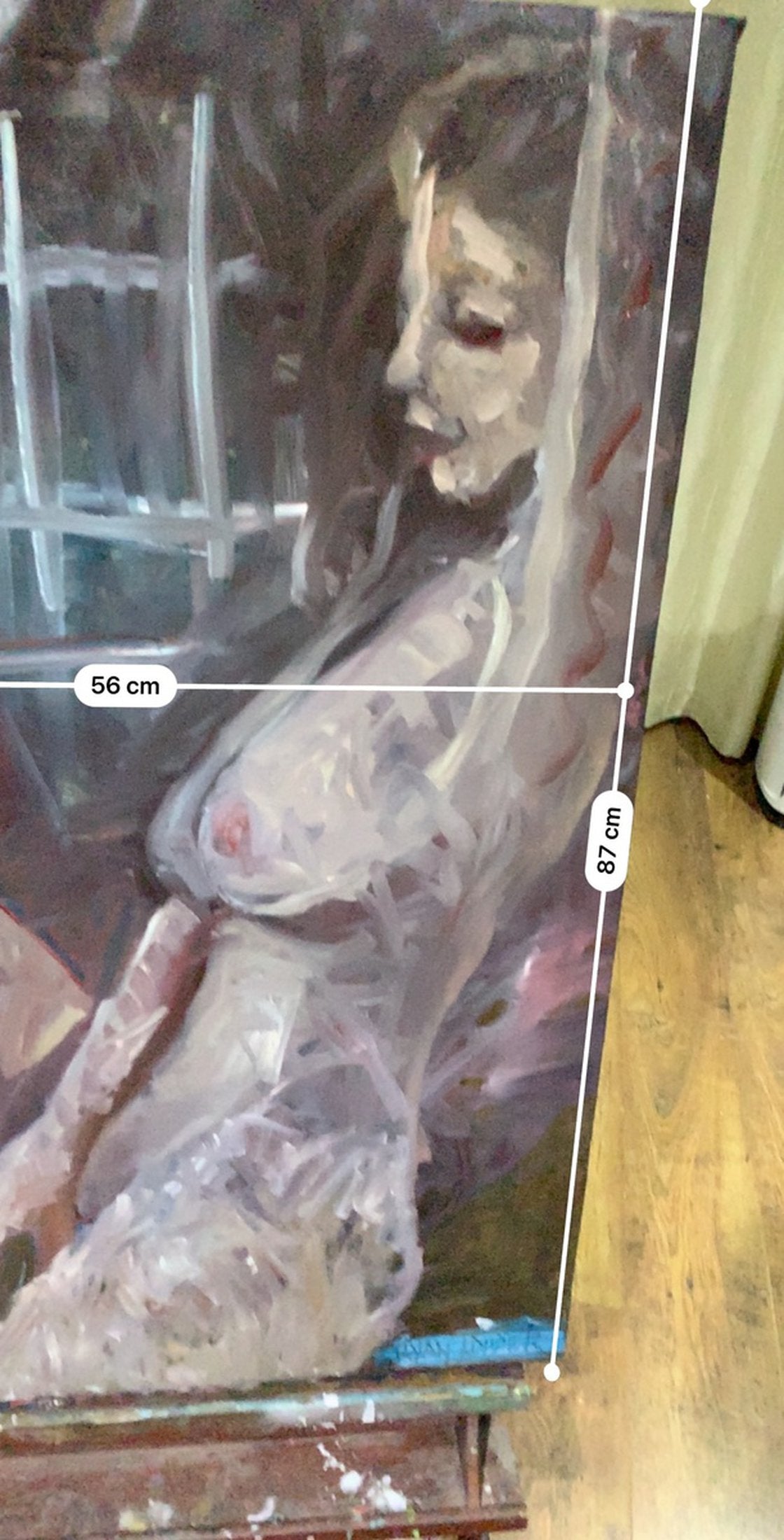 A painting titled 'Liberty by Ryan Louder' by Ryan Louder