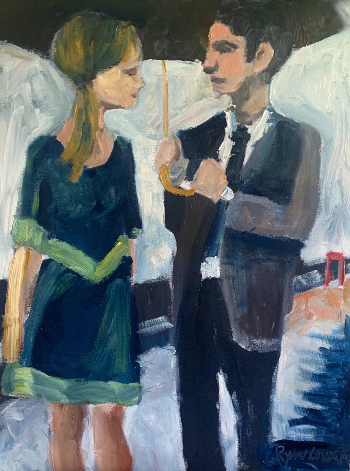 Under The Umbrella by Ryan Louder - Sold