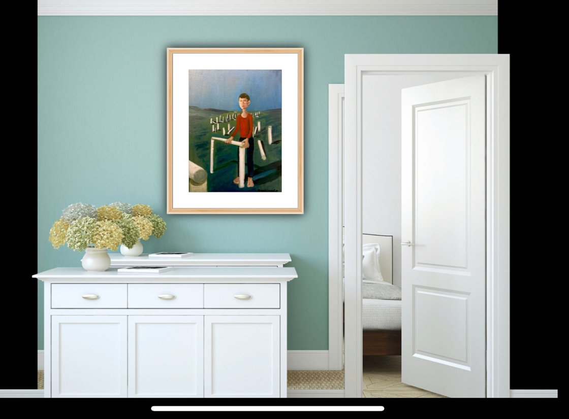 The Final Hurdle by Ryan Louder - Sold