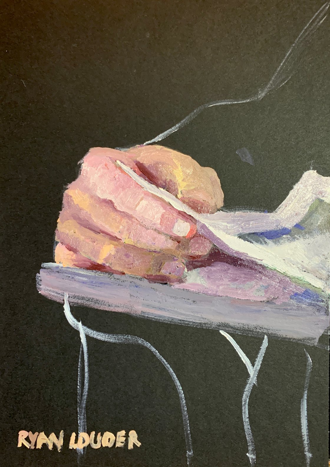 My Fathers Hand by Ryan Louder - Sold