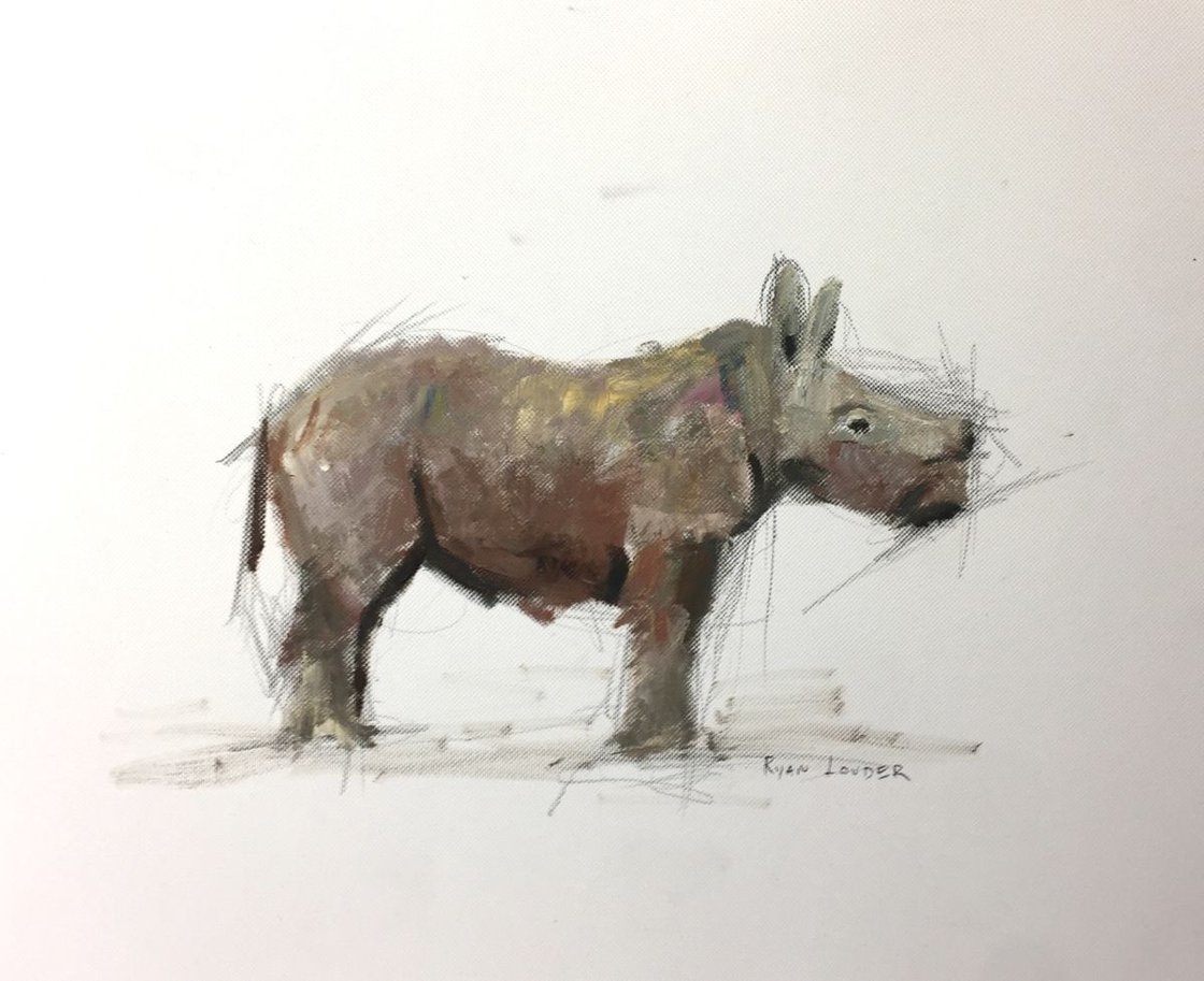 Rhino by Ryan Louder - Sold
