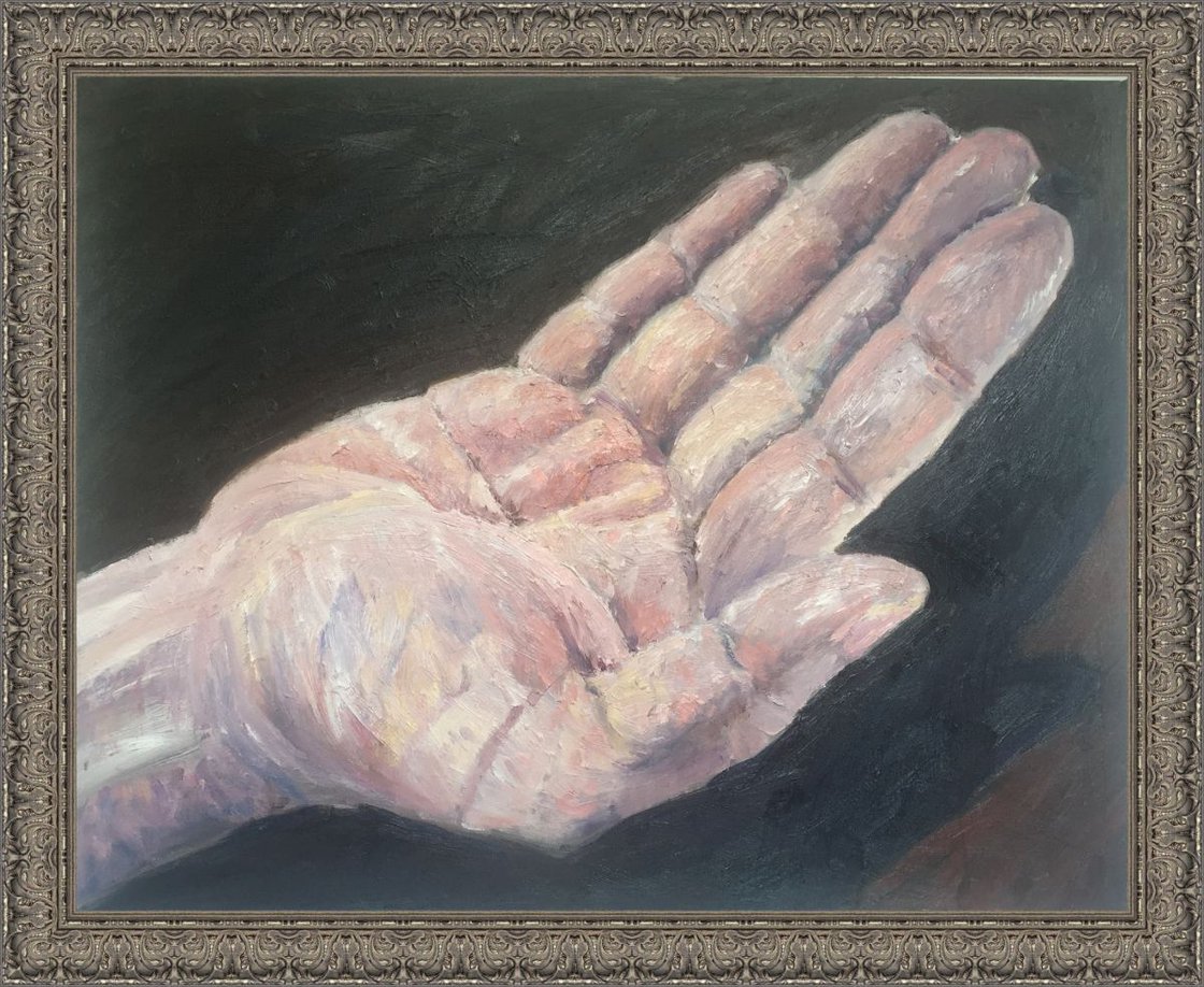 A painting titled 'Compromise by Ryan Louder' by Ryan Louder