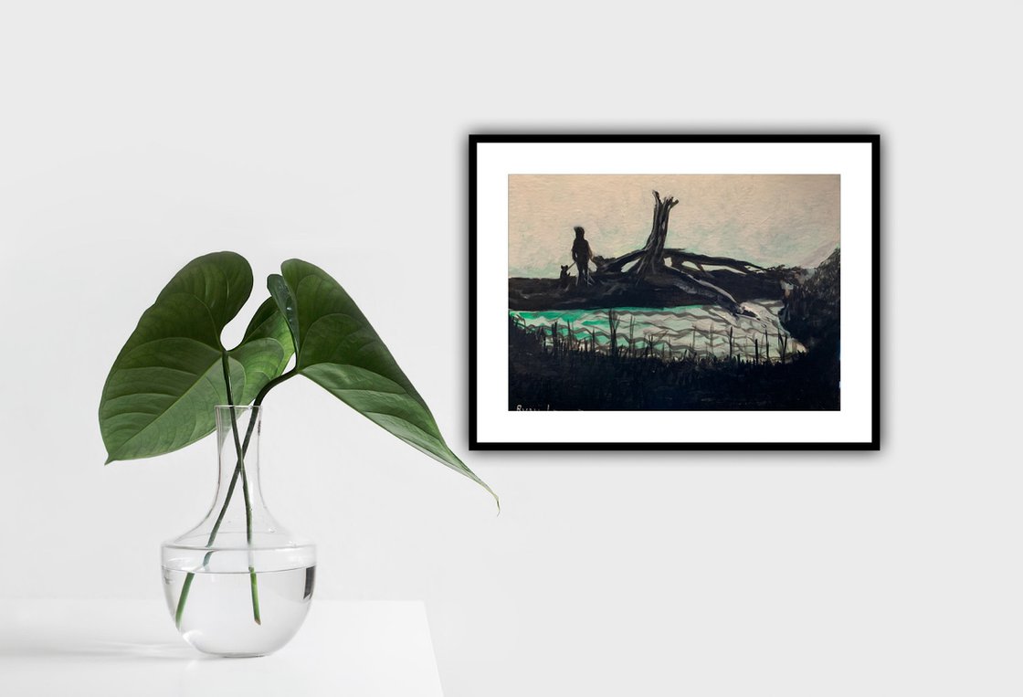 A painting titled 'After The Storm by Ryan Louder' by Ryan Louder