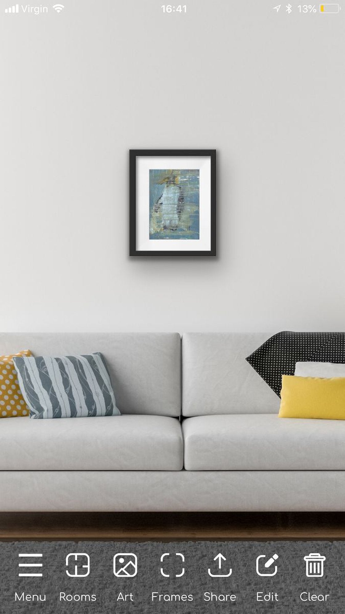 Penguin In A Snow Storm by Ryan Louder - Sold