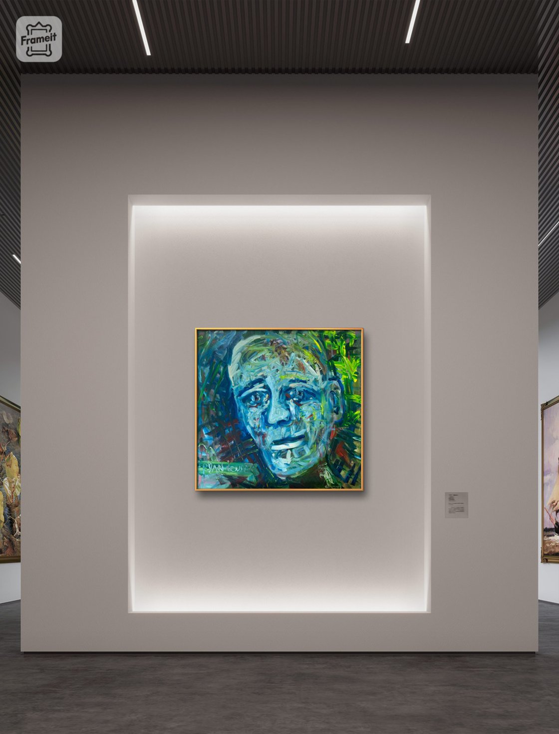 A painting titled 'Tears of Joy by Ryan Louder' by Ryan Louder