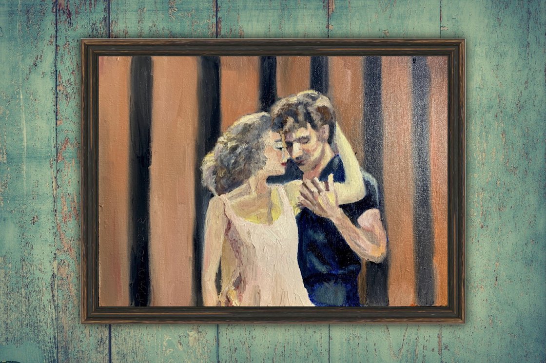 A painting titled 'Time Of My Life by Ryan Louder' by Ryan Louder