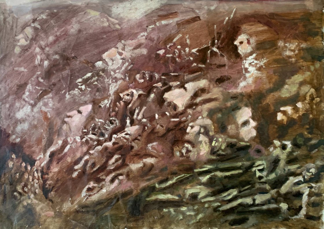 REM Intrusion Hallucination Study 4 by Ryan Louder - Hahnemühle German Etching Fine Art Print