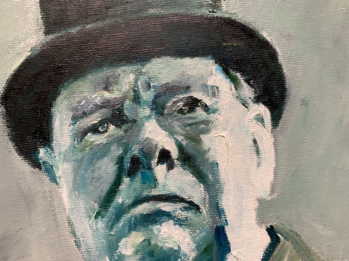 Winston Churchill by Ryan Louder - Sold