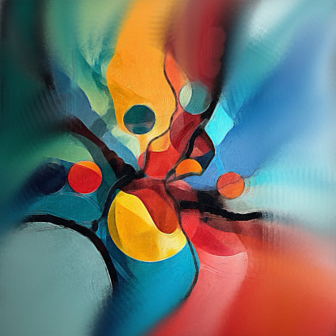 A painting titled 'The Turning Point by Ryan Louder' by Ryan Louder