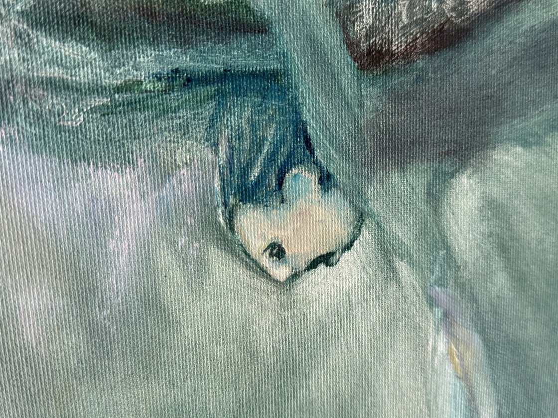 A painting titled 'Tornado by Ryan Louder' by Ryan Louder