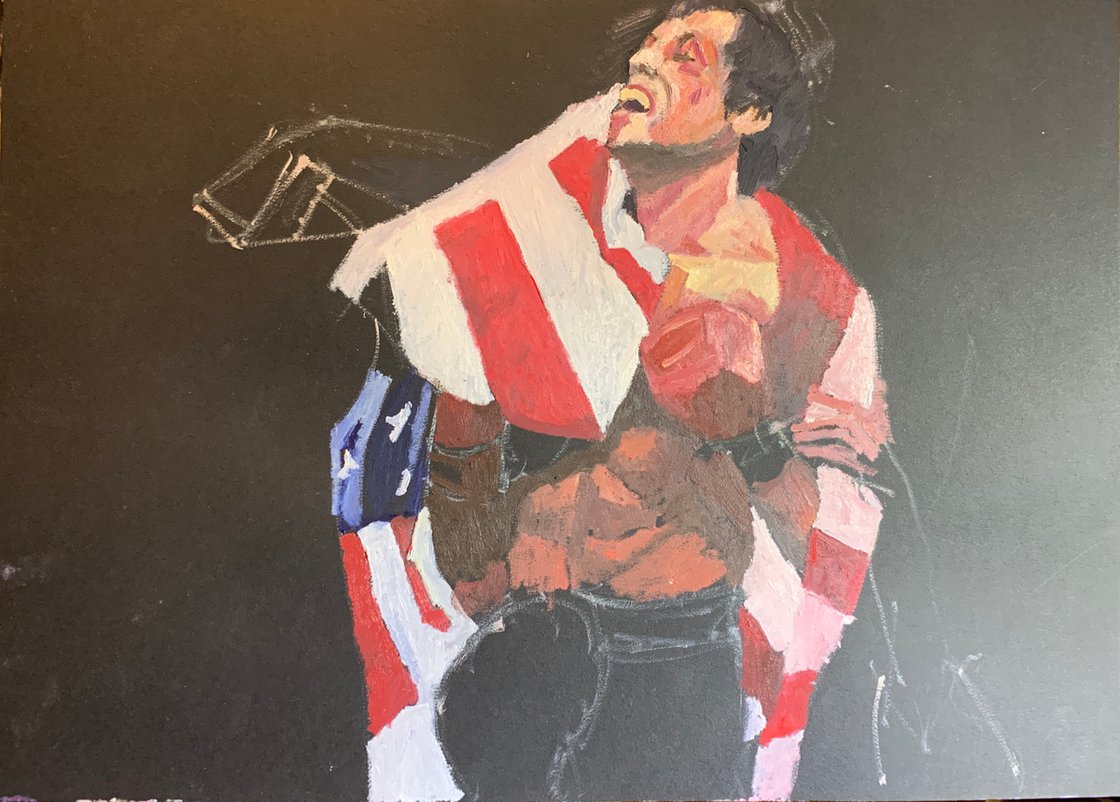 Rocky by Ryan Louder - Sold