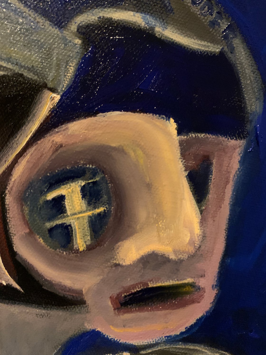 A painting titled 'Love of a Different Kind by Ryan Louder' by Ryan Louder