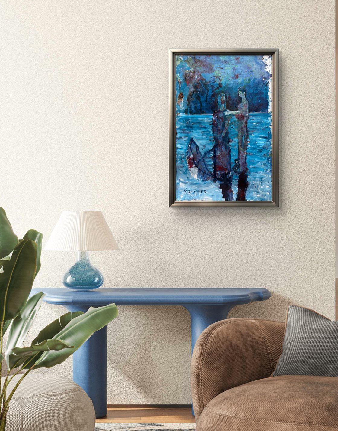 A painting titled 'When The Storm Has Passed by Ryan Louder' by Ryan Louder