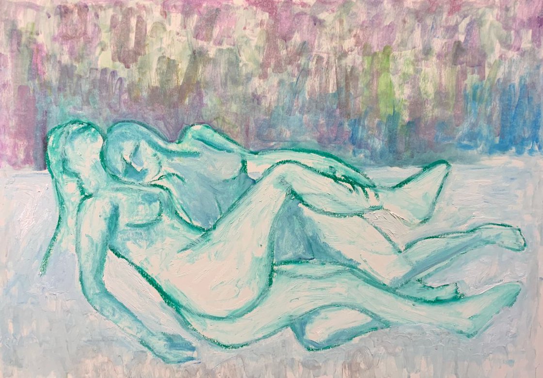 Nudes Abstract by Ryan Louder - Sold