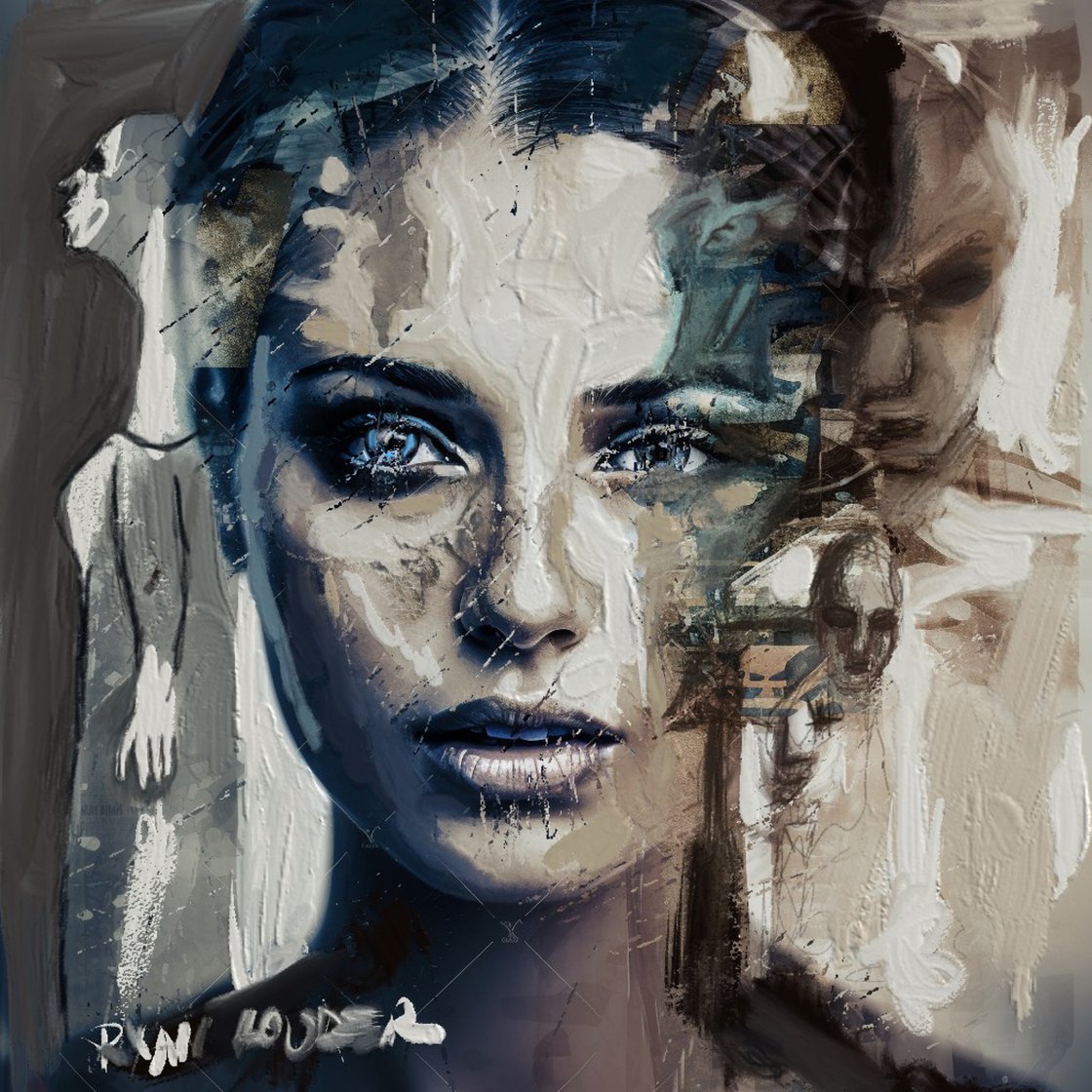A painting titled 'Illusions of Hope by Ryan Louder' by Ryan Louder
