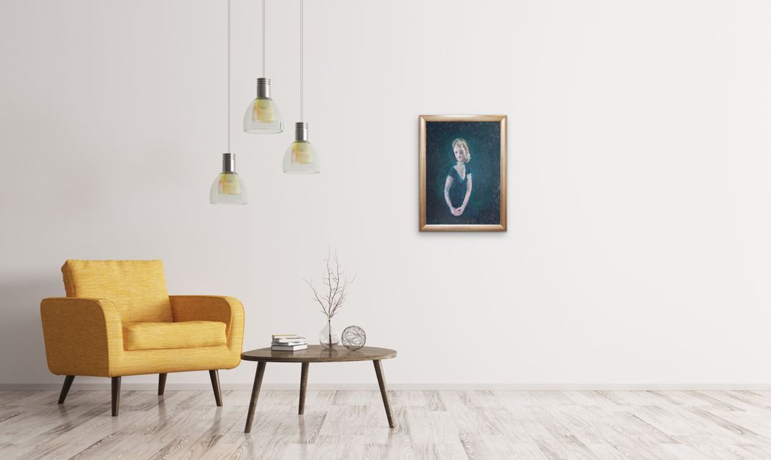 Sitting Woman by Ryan Louder - Sold