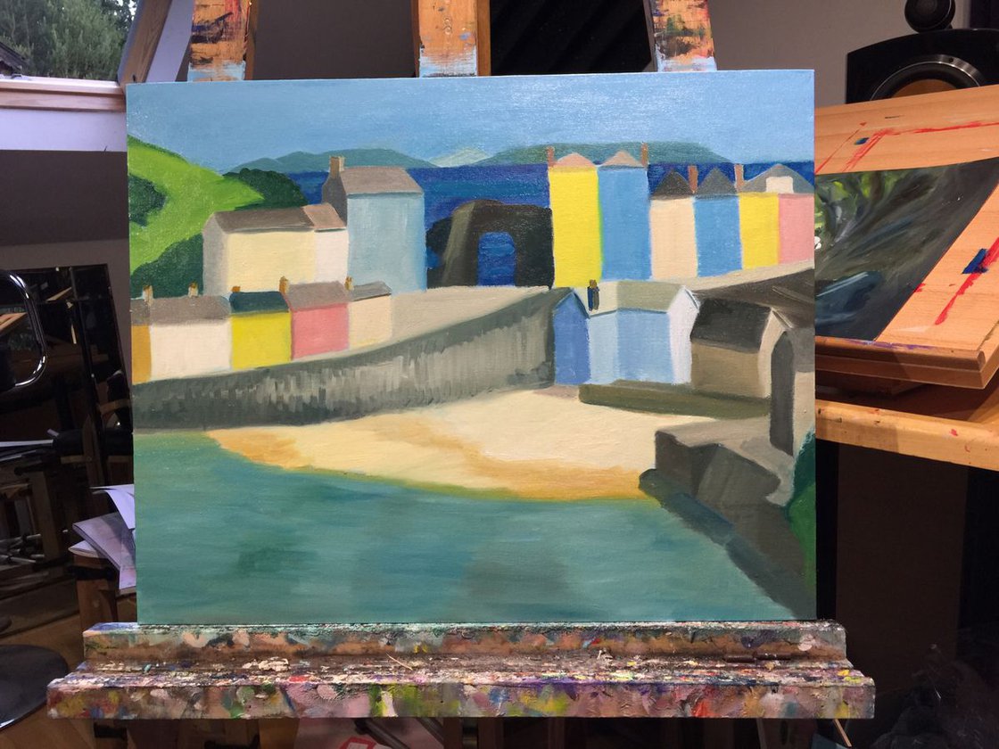 Seaside by Ryan Louder - Sold