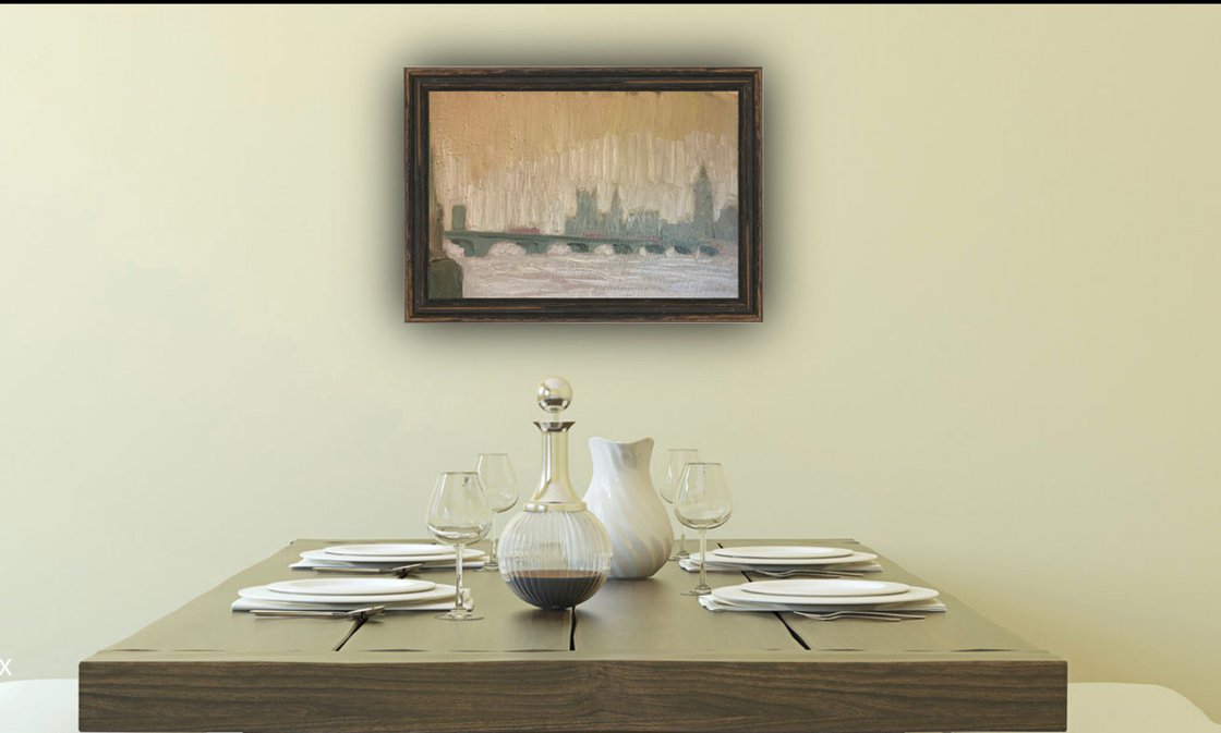 Westminster At Dawn by Ryan Louder - Sold