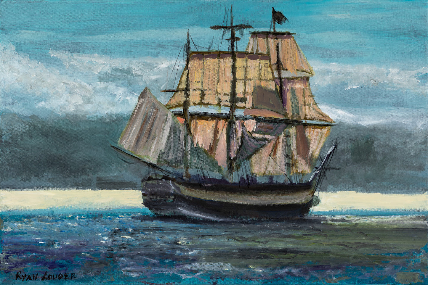 A painting titled 'The Jouney (original sold)' by London Paintings