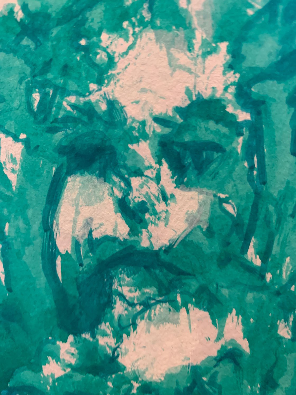 A painting titled 'Walking In The Valley by Ryan Louder' by Ryan Louder