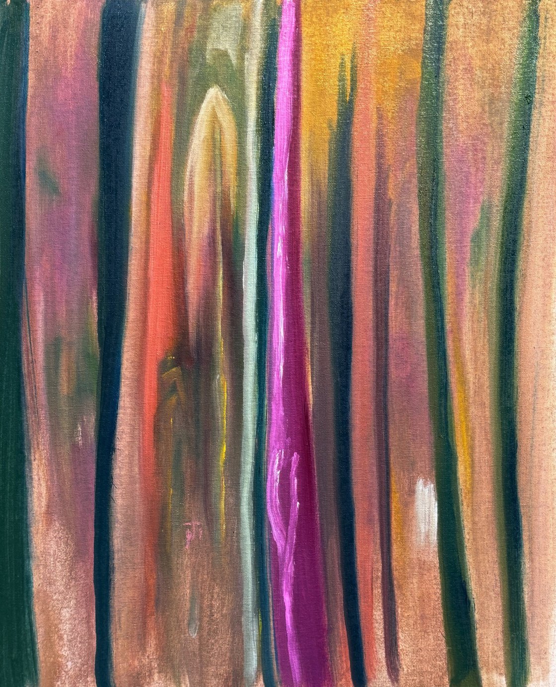 A painting titled 'The Veil by Ryan Louder' by Ryan Louder