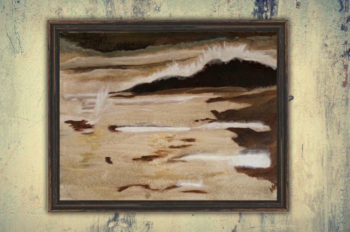 A painting titled 'Somewhere Else by Ryan Louder' by Ryan Louder