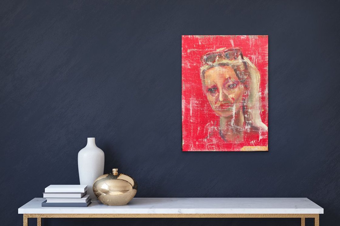 A painting titled 'Reflections by Ryan Louder' by Ryan Louder