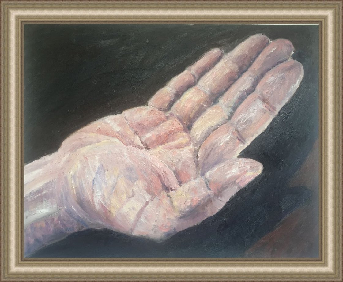 A painting titled 'Compromise by Ryan Louder' by Ryan Louder