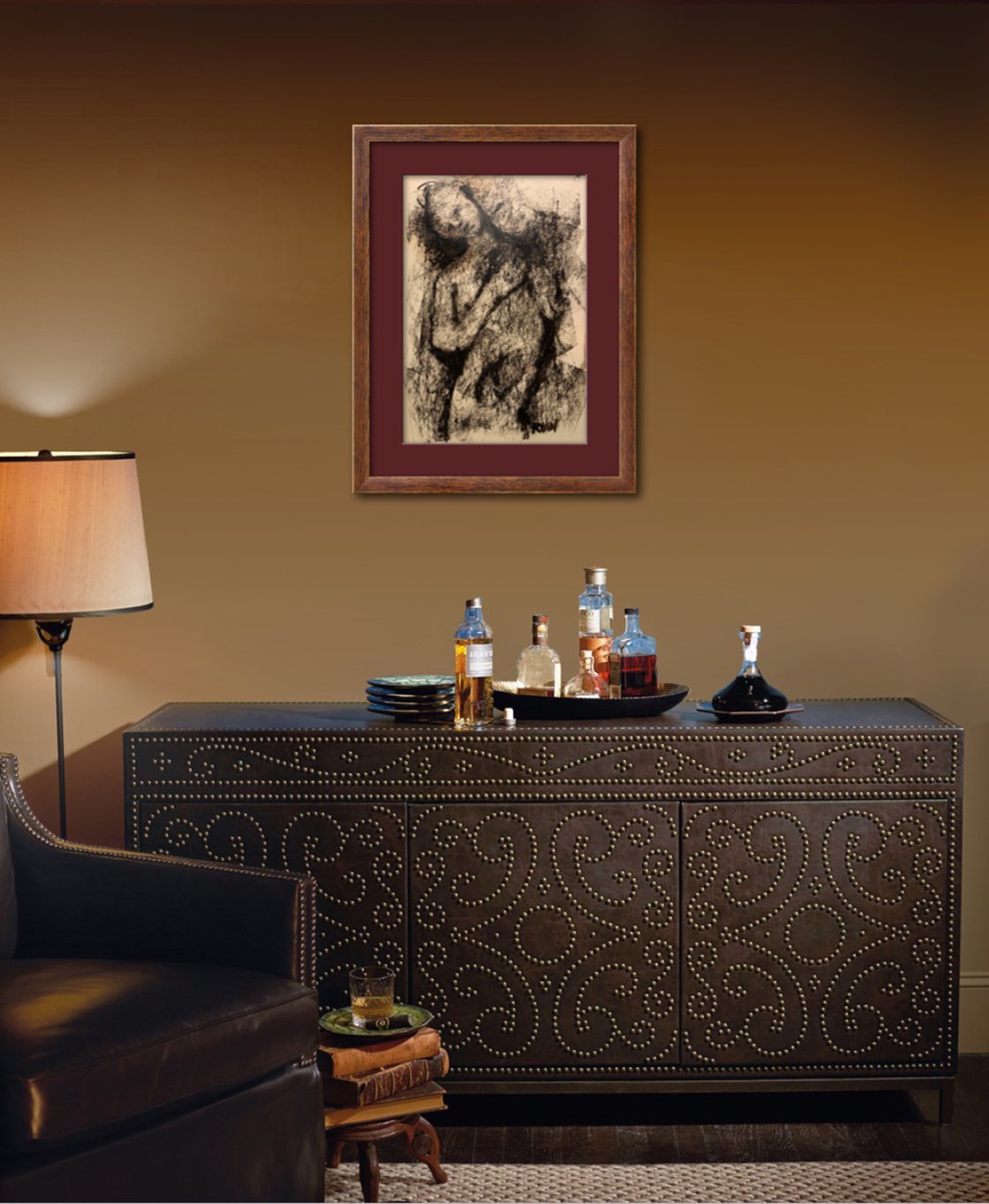 A painting titled 'Michelangelo’s Lover by Ryan Louder' by Ryan Louder