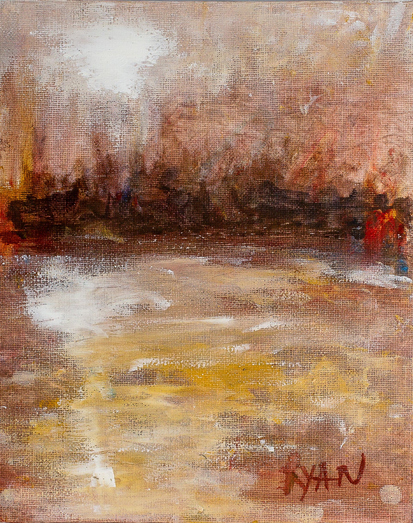 A painting titled 'The City' by London Paintings