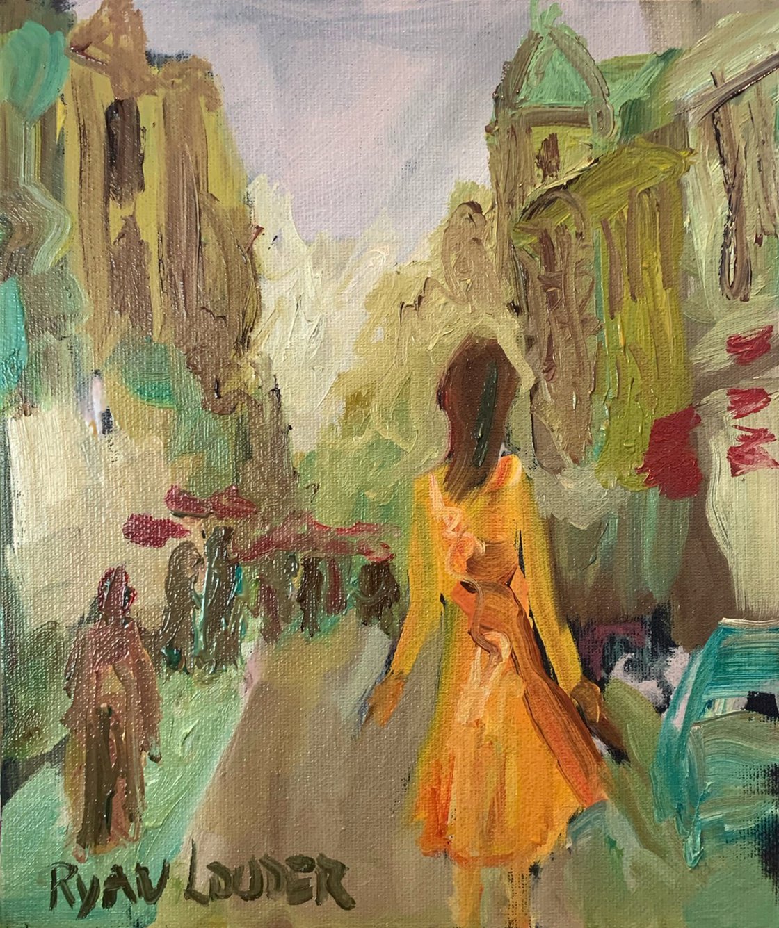 London On A Summers Day by Ryan Louder - Hahnemühle German Etching Fine Art Print