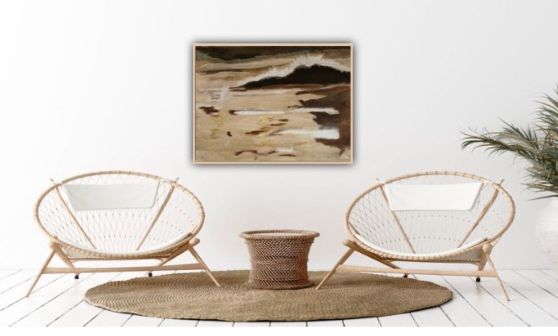 A painting titled 'Somewhere Else by Ryan Louder' by Ryan Louder