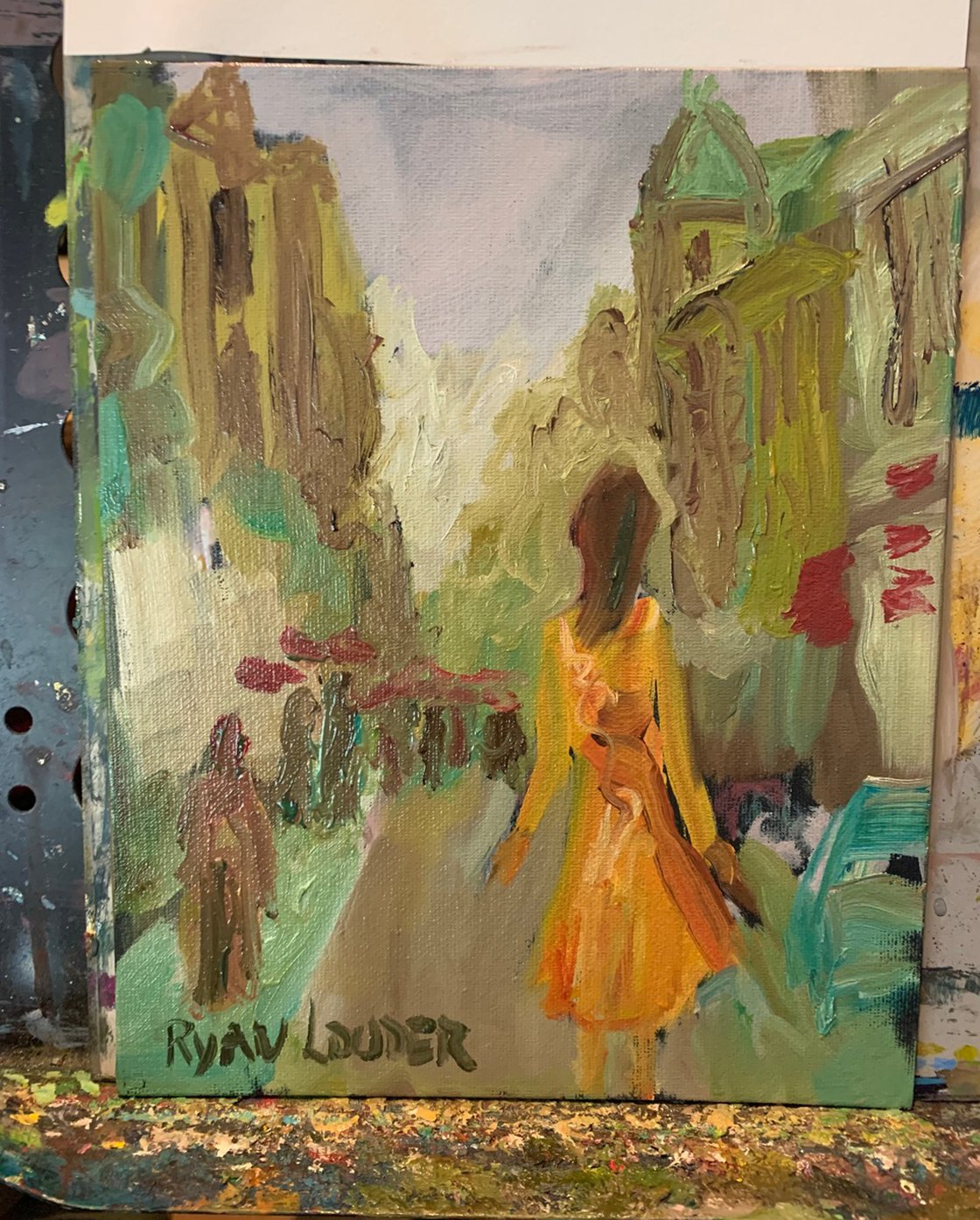 London On A Summers Day by Ryan Louder - Sold