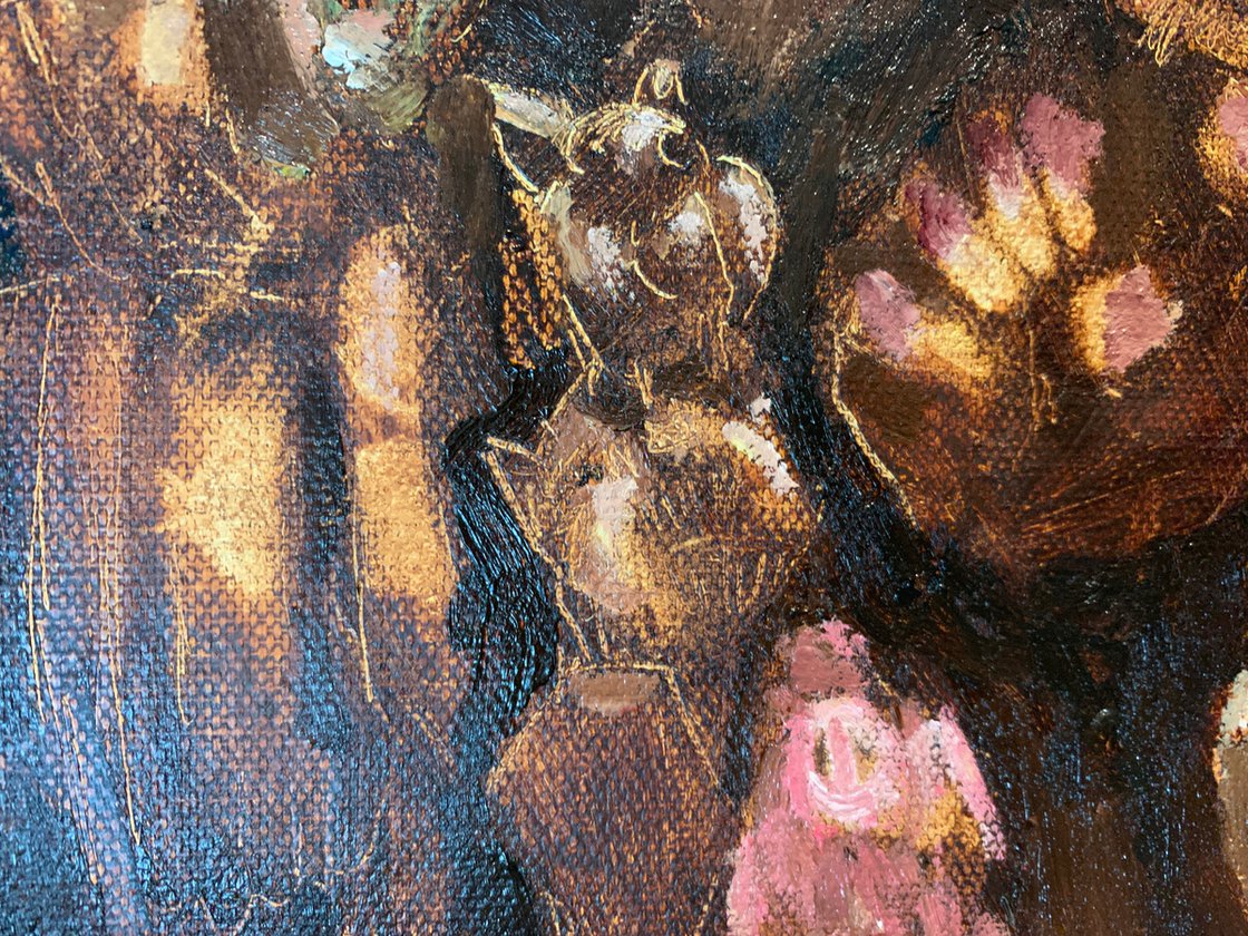 A painting titled 'The Monsters Ball by Ryan Louder' by Ryan Louder