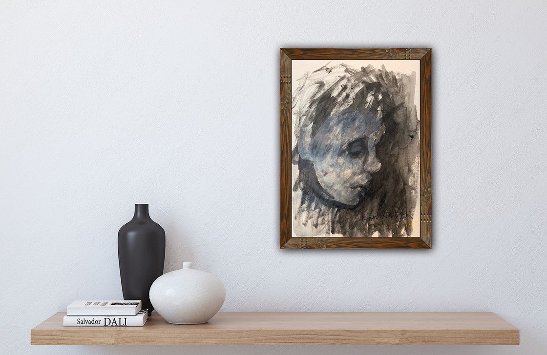 A painting titled 'Hindsight Is A Beautiful Thing by Ryan Louder' by Ryan Louder