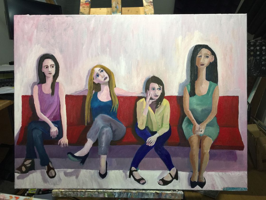 Four Women by Ryan Louder - Sold