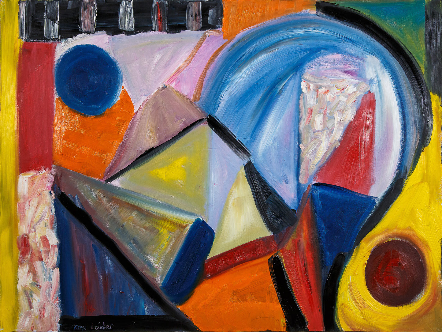 A painting titled 'Abstract' by London Paintings