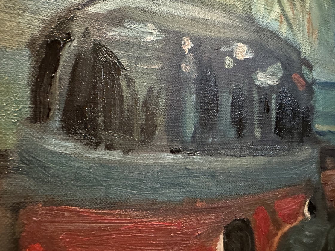 A painting titled 'Henry by Ryan Louder' by Ryan Louder