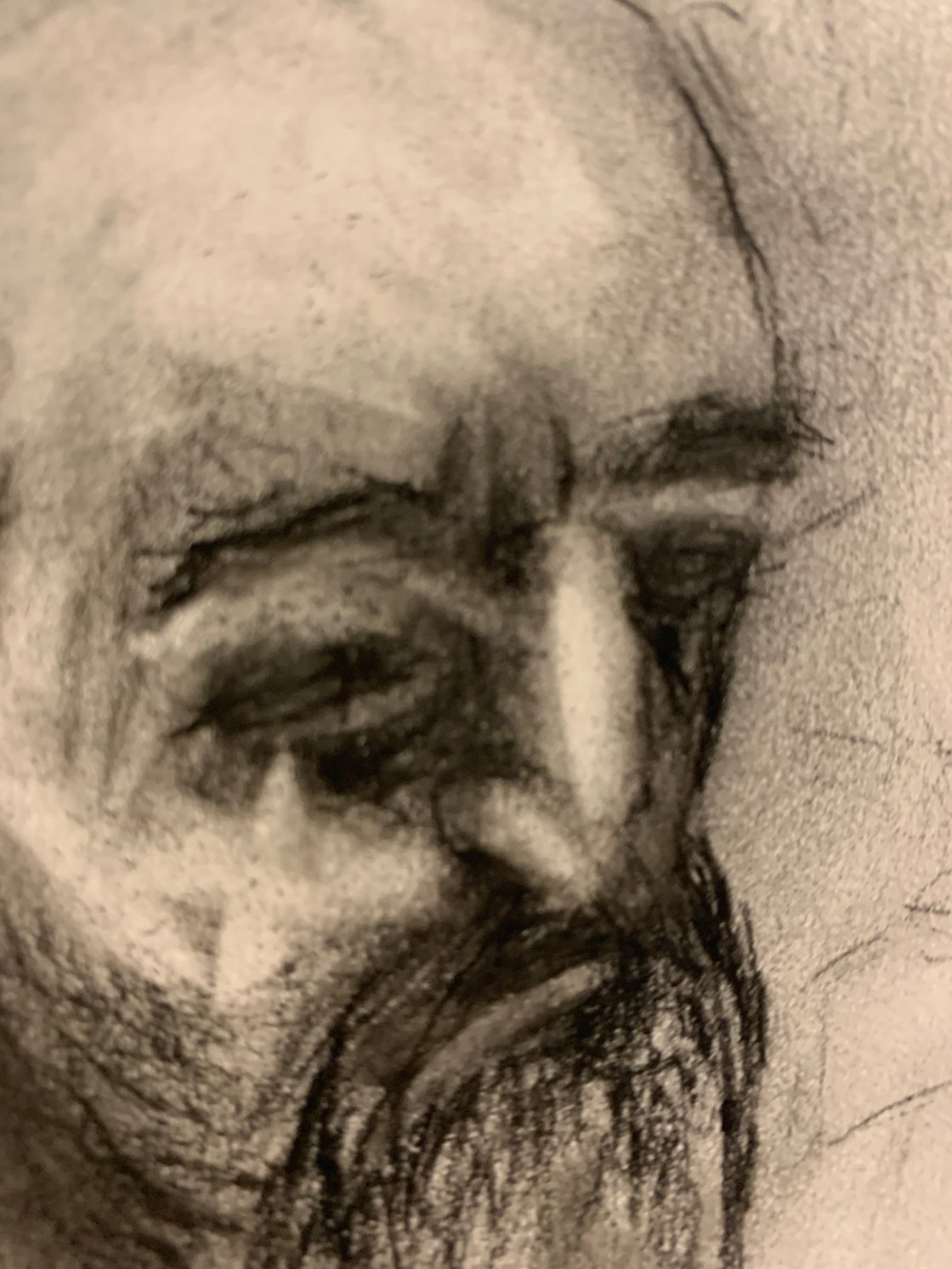 A painting titled 'The Old Man In The Rock by Ryan Louder' by Ryan Louder