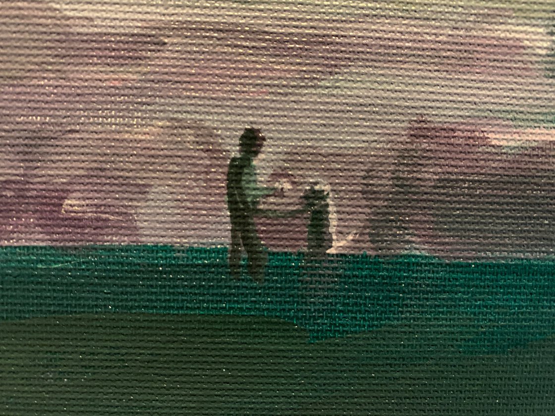 A painting titled 'A Day In The Park by Ryan Louder' by Ryan Louder