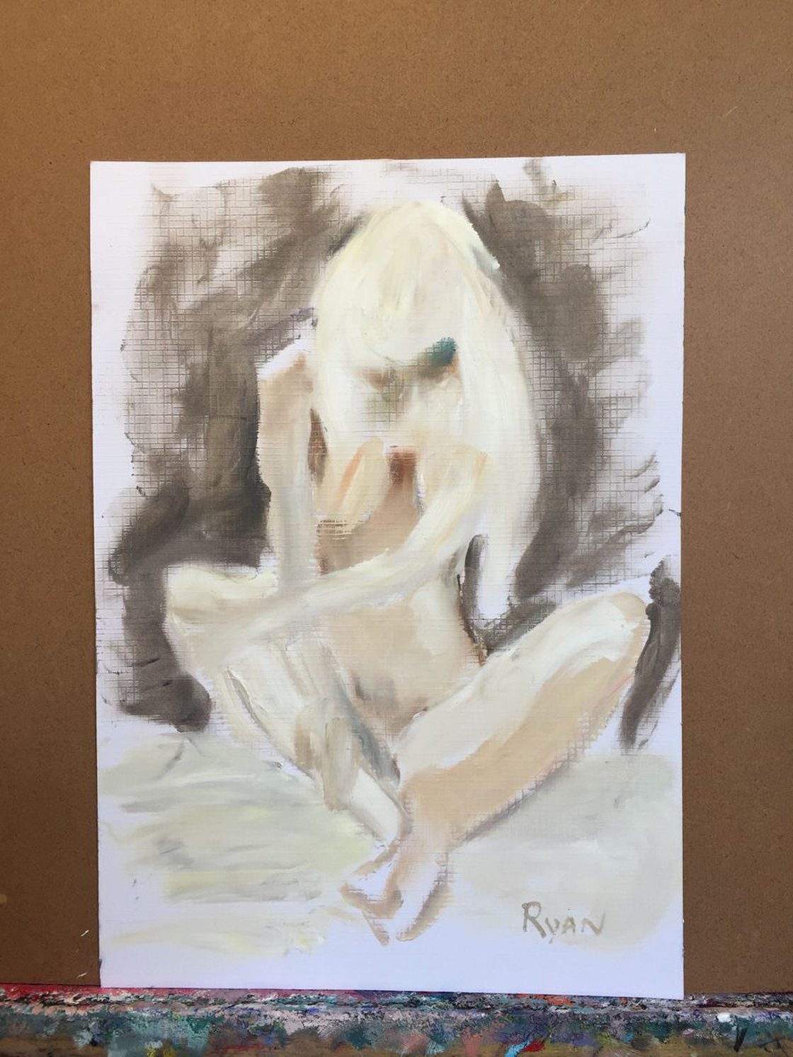 Nude Study 11 by Ryan Louder - Sold