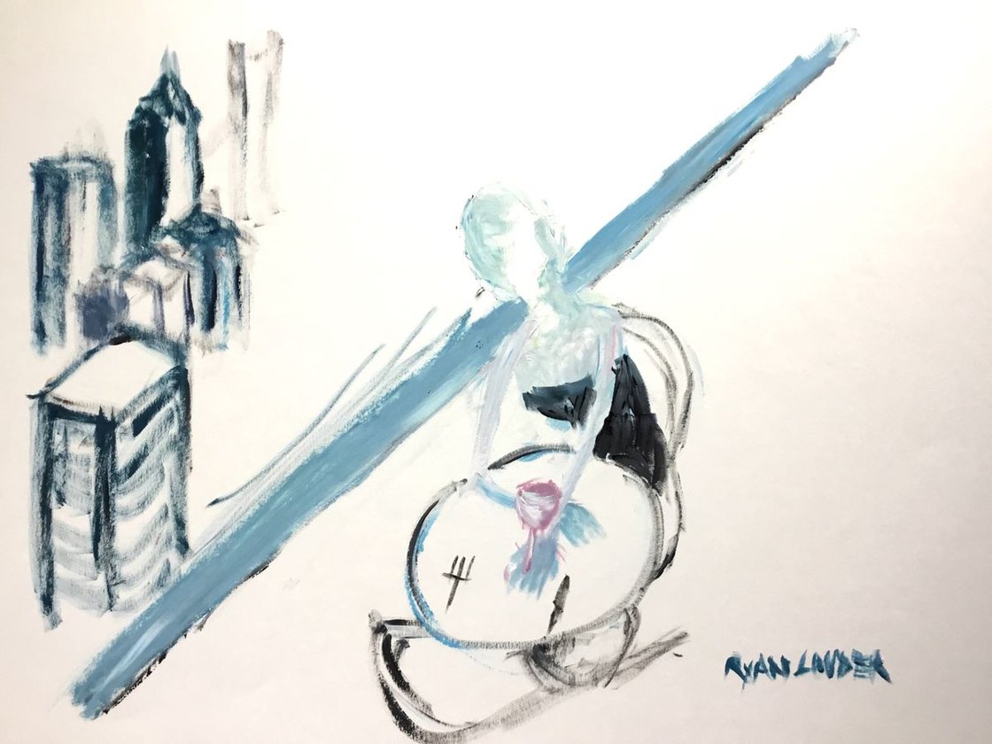 Stood Up Thanks To Vertigo by Ryan Louder - Sold