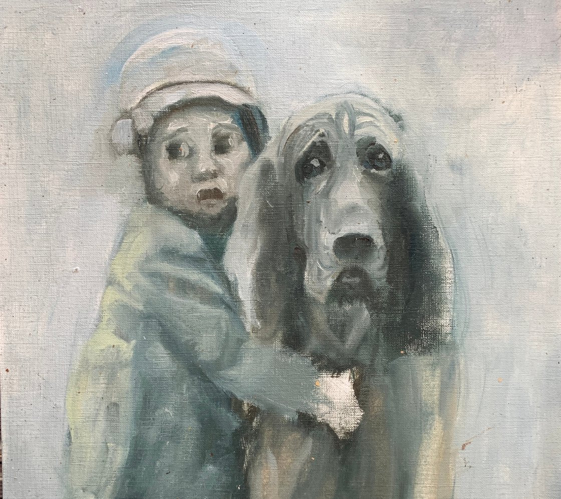 Her Best Friend by Ryan Louder - Sold