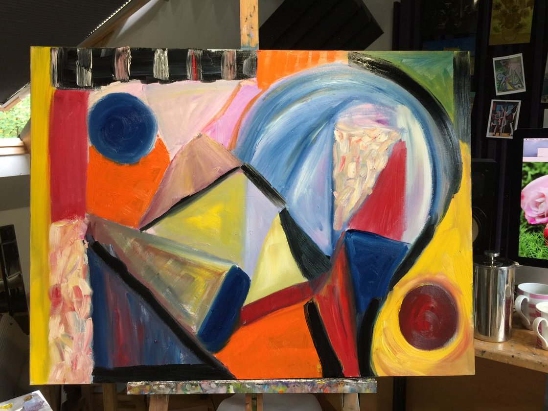 Abstract 001 by Ryan Louder - Sold