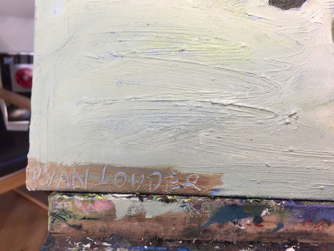 A painting titled 'Esmeraldas Indifference 20x24 Oil On Canvas by Ryan Louder' by Ryan Louder