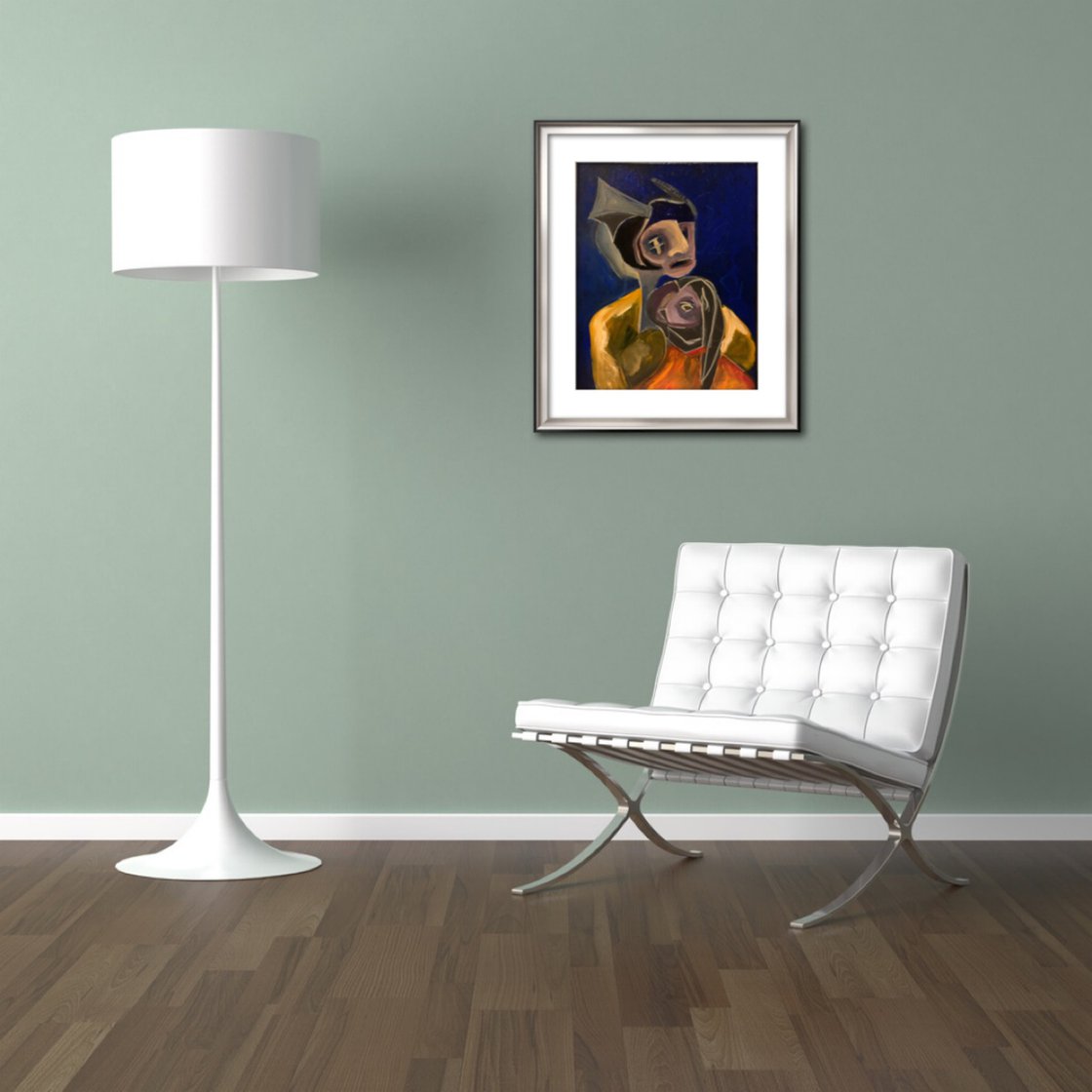 A painting titled 'Love of a Different Kind by Ryan Louder' by Ryan Louder