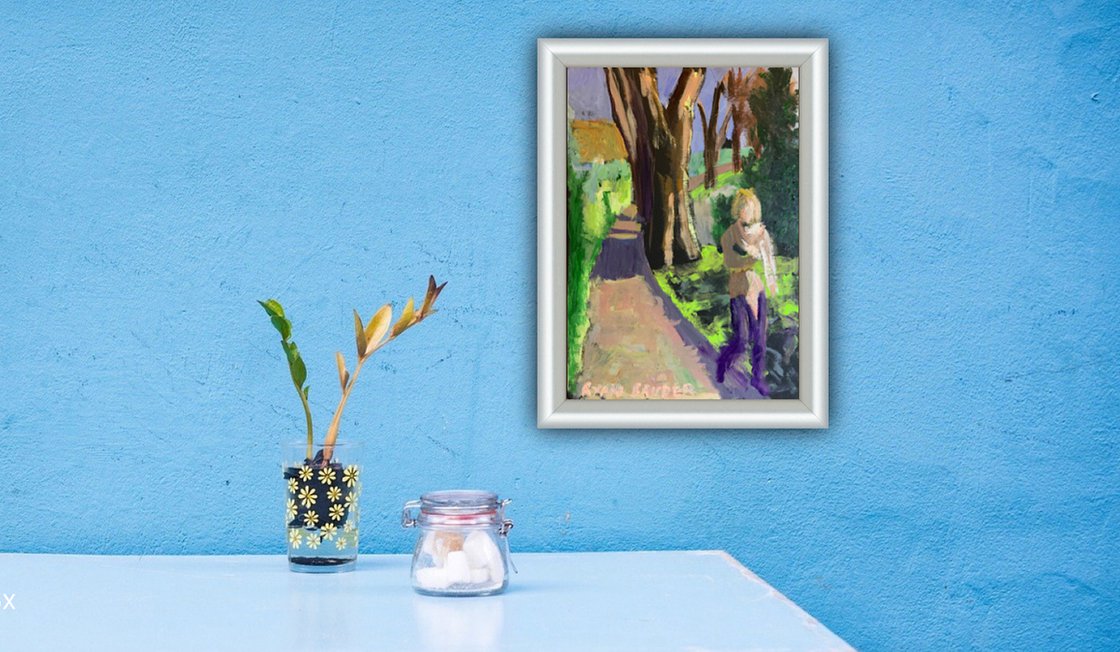 Walk In The Park by Ryan Louder - Sold